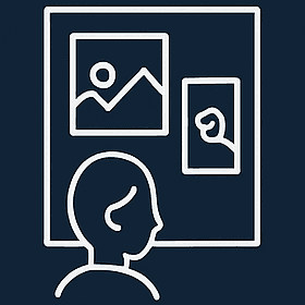 Taiteilija luo tilaustyötarjouksia